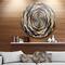 Designart - Fractal Rotating Abstract Design' Large Abstract Metal Artwork